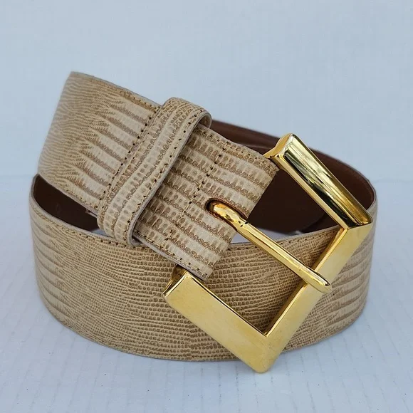 VTG CIPRIANI LEATHER BELT - Picture 1 of 8